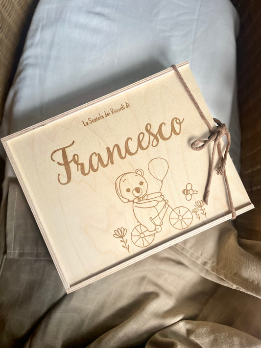 Scatola dei ricordi personalizzata per bambina regalo personalizzato per  baby shower neonato Scatola ricordi unica per la nuova mamma -  Portugal