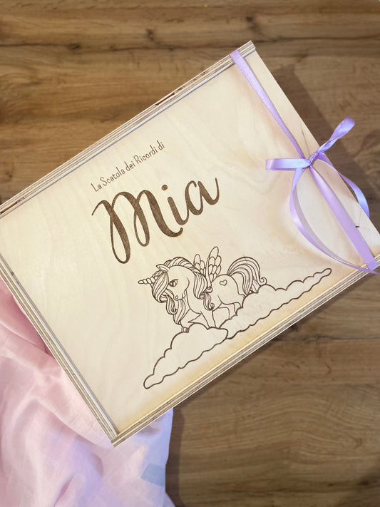 Scatola dei ricordi personalizzata per bambina regalo personalizzato per  baby shower neonato Scatola ricordi unica per la nuova mamma -  Portugal